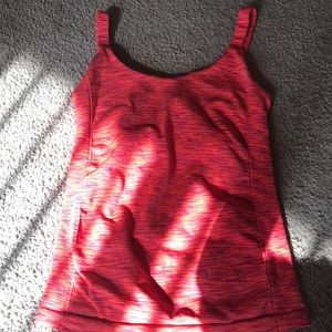 Adorable stretchy workout tank top size M